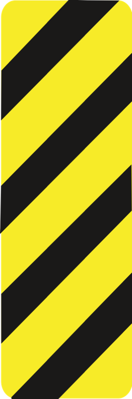 Warning Sign 30x90